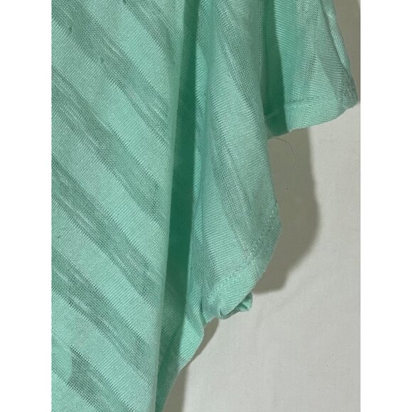 no boundaries short sleeve shirt green sheer 2 layered polyester small READ - Picture 8 of 11